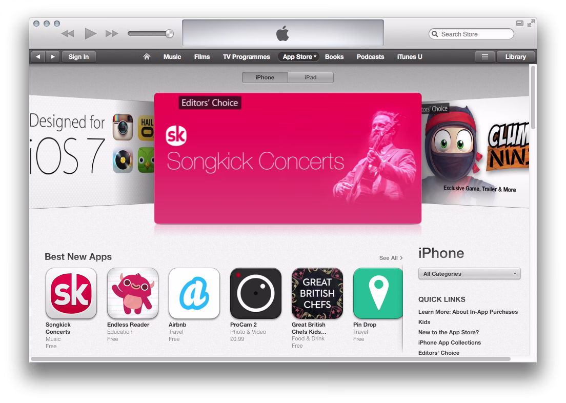 Iron and Wine, at the Hackney Empire on the new Songkick app